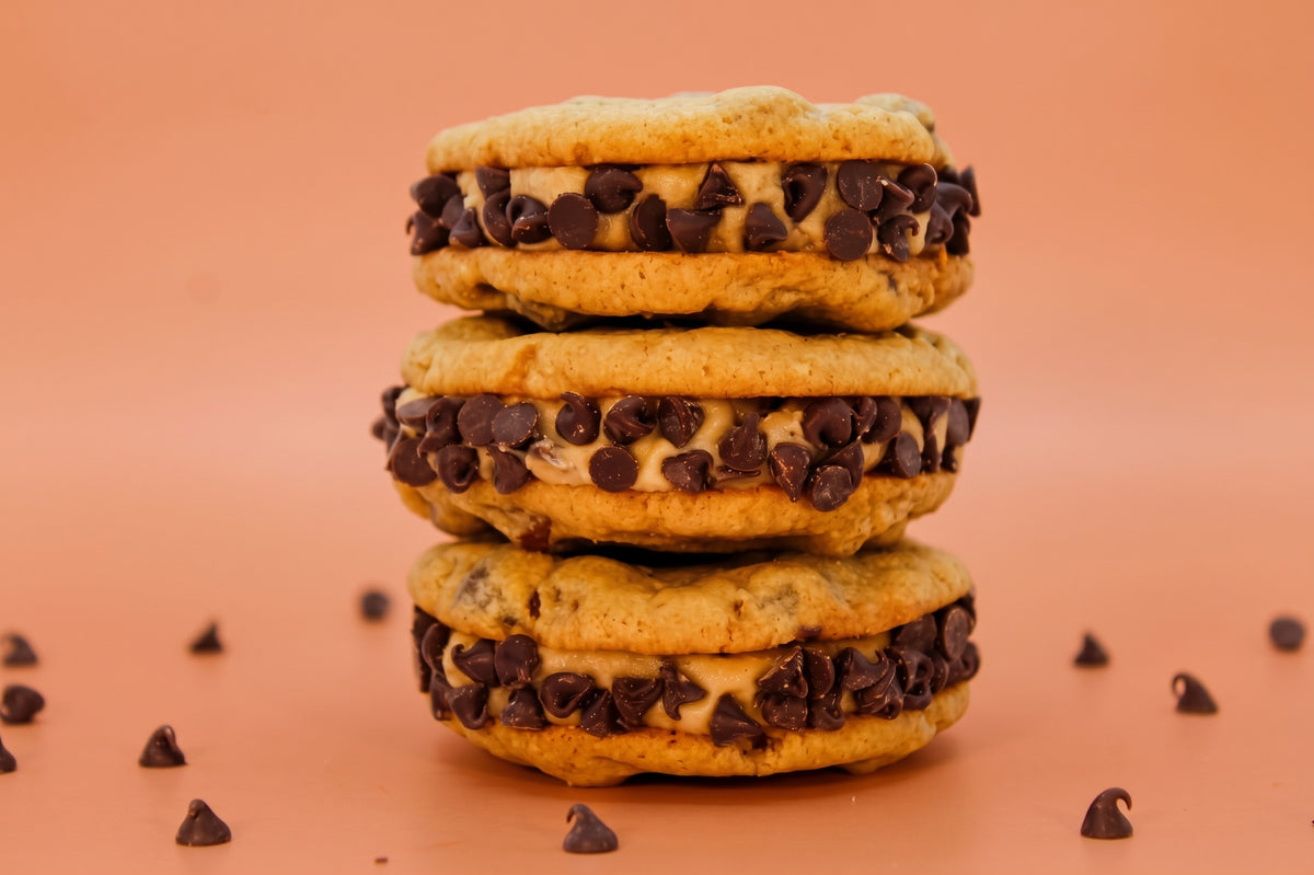 Chocolate Chip Cookie Dough Sandwich